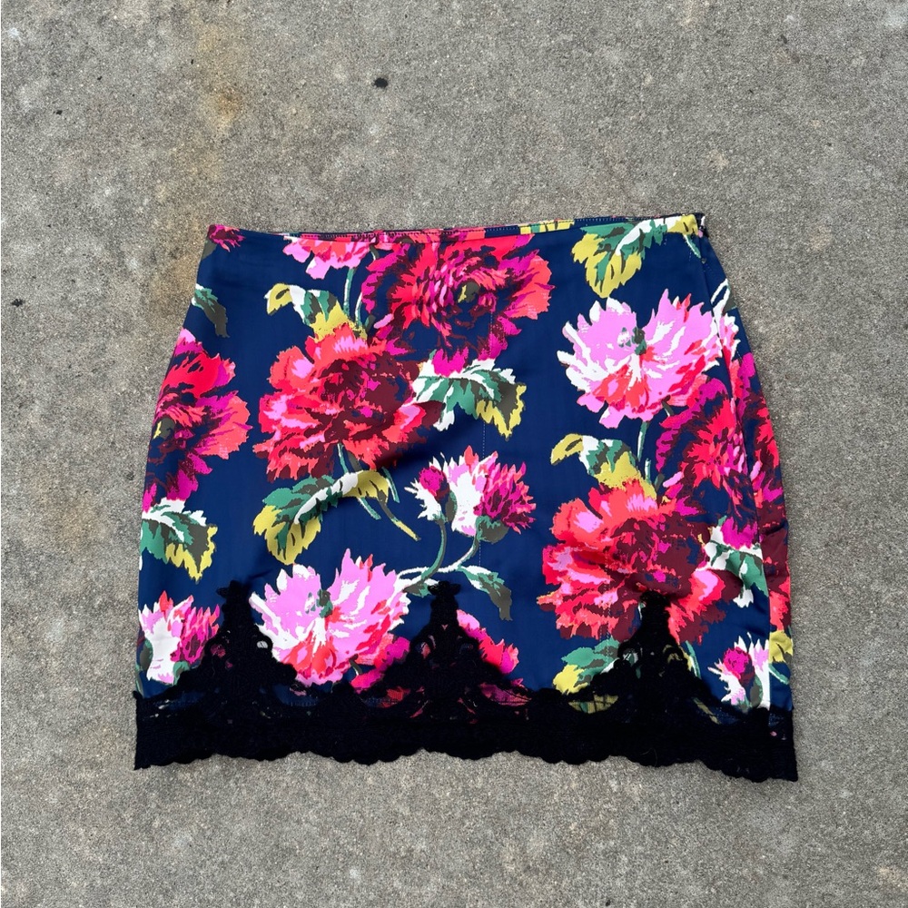 Urban Outfitters Pink Embellished Mini Pencil Skirt